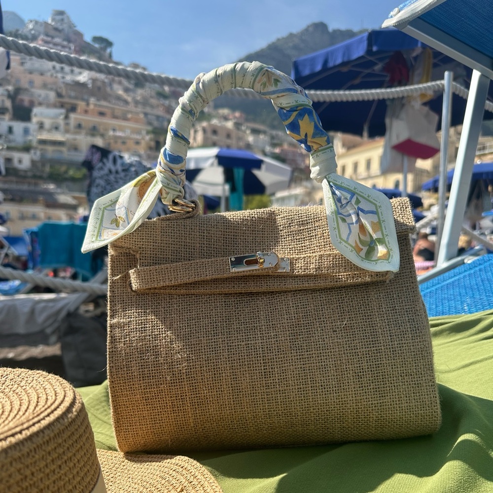 Jute Beach Bag, Burlap Tote, Travel Bag | New Retail